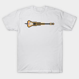 Pixel Electric Upright Bass Guitar T-Shirt